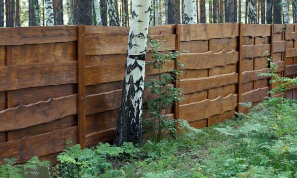Деревянный забор «Щит-2» — 1.7х2.0