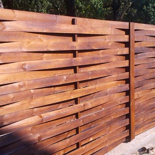 Деревянный забор «Плетенка-2» 2.0х2.0