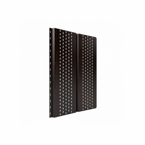 Фасадная панель «Перфорация» металлический 376/340 мм (ThyssenKrupp-Германия) 0,5 мм, РЕМА