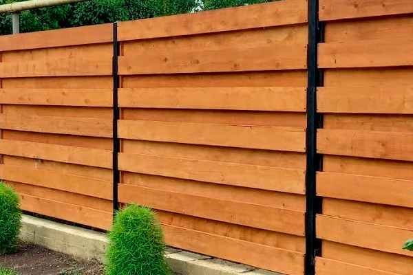 деревянный забор - БУДАП